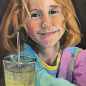 Lemonade Girl. Painting project by Nancy Lauler - 04.29.2023
