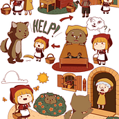 My project for course: Kawaii-Style Story Illustration. Traditional illustration, Character Design, Digital Illustration, and Manga project by Keesha Gail Lozares - 04.28.2023