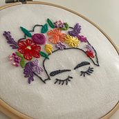Ecco il mio progetto del corso: Ricamo a mano anatomico e floreale per capi e accessori. Embroider, Upc, cling, and Textile Design project by stecmp - 04.29.2023