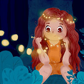 Ilustração para o Curso: Photoshop para ilustra software do zero de Brenda Bossato. Een project van Traditionele illustratie y Kinderillustratie van Lilian Silva Fernandes - 27.04.2023