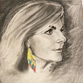 My project for course: Artistic Charcoal Portraiture: Creating Atmosphere. Traditional illustration, Fine Arts, Drawing, Portrait Drawing, Realistic Drawing, and Artistic Drawing project by Marion Clark - 04.29.2023