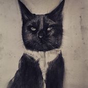 My project for course: Expressive Drawing with Charcoal. Projekt z dziedziny  Sztuki piękne,  R, sunek, Portret, Ilustracja naturalist i czna użytkownika zerobyzero - 29.04.2023