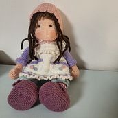Mój projekt z kursu: Lalki amigurumi w stylu romantycznym Ein Projekt aus dem Bereich H, werk, Spielzeugdesign, Weben, Amigurumi und Textildesign von evenus - 30.04.2023