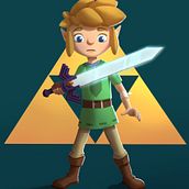 Link - The Legend of Zelda Fanart Ein Projekt aus dem Bereich Design, Traditionelle Illustration und Digitale Illustration von Lucas Gabriel - 19.12.2022