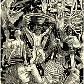 Mi proyecto del curso: Ilustración onírica: dibuja tu imaginario. Un proyecto de Ilustración tradicional, Dibujo e Ilustración con tinta de Cristian Georgeot - 30.04.2023