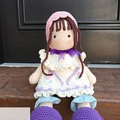 Muñeca romántica  Ein Projekt aus dem Bereich Amigurumi von Evelyn Gomez - 30.04.2023