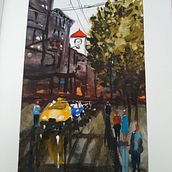 My project for course: Urban Landscapes in Watercolor. Fine Arts, Watercolor Painting, and Architectural Illustration project by Christine Fauche - 05.01.2023