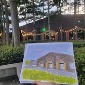 Mi proyecto del curso: Cuaderno de viaje en acuarela. Traditional illustration, Watercolor Painting, Architectural Illustration, and Sketchbook project by Alejandra Rivera Roa - 05.02.2023