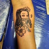 Mi proyecto del curso: Tatuaje botánico con puntillismo. Traditional illustration, Tattoo Design, and Botanical Illustration project by Nicolas Ibaceta - 05.01.2023