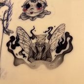 My project for course: Pepper Shading Techniques for Tattooing. Un progetto di Illustrazione tradizionale e Design di tatuaggi di Gamze Senyurt - 02.05.2023