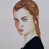 Mi proyecto del curso: Retrato en acuarela a partir de una fotografía. Traditional illustration, Watercolor Painting, and Portrait Drawing project by demekor - 05.03.2023