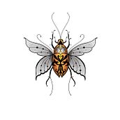 Mi proyecto del curso: Diseño de tatuajes artísticos con efectos dorados en Procreate. Ilustração tradicional, Ilustração digital, e Desenho de tatuagens projeto de bzencovich88 - 02.05.2023