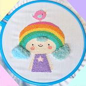 Mi proyecto del curso: Introducción al bordado con aguja mágica. Embroider, Punch Needle, and Textile Design project by Alejjandra Hurtado - 05.04.2023