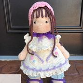 Mi proyecto del curso: Elaboración de muñecas amigurumi románticas Ein Projekt aus dem Bereich H, werk, Spielzeugdesign, Crochet, Textildesign, Weben und Amigurumi von Evelyn Gomez - 24.04.2023