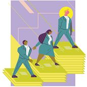 Revista Época Negócios. Un projet de Illustration traditionnelle, Conception éditoriale, Illustration vectorielle, Illustration numérique , et Design  de Rodrigo Okuyama - 04.05.2023
