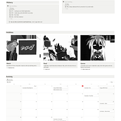 My Notion Profile Page - Nanaki. Web Development project by Andrian Zulkarnaen - 05.03.2023