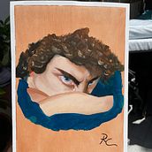 The fallen Angel. Painting project by Riccardo Ciaccio - 05.04.2023