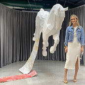 My work!. Escultura projeto de Luiza Moreschi - 04.05.2023