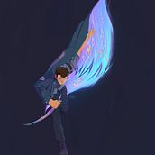 My project for course: Fantasy Character Design in Procreate. Traditional illustration, Character Design, Digital Illustration, Digital Drawing, and Digital Painting project by mikeystar6262 - 05.03.2023