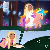 My project for course: Children’s Illustration with Procreate: Paint Magical Scenes. Un progetto di Illustrazione tradizionale, Illustrazione digitale, Illustrazione infantile, Pittura digitale e Albo illustrato di Annemiek te Brake - 04.05.2023
