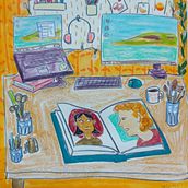 Mein Abschlussprojekt für den Kurs: Das Skizzenbuch als Erkundungsreise: Finde deinen Zeichenstil. Traditional illustration, Sketching, Creativit, Drawing, Watercolor Painting, Sketchbook, and Gouache Painting project by Beate Wasmuth - 05.04.2023