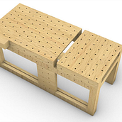 TABLE. Projekt z dziedziny Projektowanie i w, rób mebli, 3D i  Modelowanie 3D użytkownika Livio Cioffi - 05.05.2023