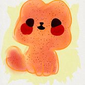 Mandarin the kitty . Traditional illustration project by sulini29 - 05.05.2023