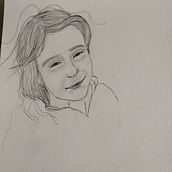 Mi proyecto del curso: Sketchbook de retrato: explora el rostro humano. Sketching, Drawing, Portrait Drawing, Artistic Drawing, and Sketchbook project by rebeca_carias - 05.05.2023