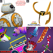 Some of my fav contract work with Roblox. 3D Modeling, 3D, 3D Character Design, and Digital Illustration project by Brad Yoo - 05.06.2023