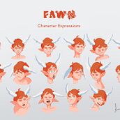 Fawn. Ilustração tradicional projeto de Shannon Curran - 06.05.2023