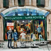 Mein Abschlussprojekt für den Kurs: Malerisches Skizzenbuch mit Gouache . Ilustrasi tradisional, Membuat sketsa, Menggambar, Ilustrasi Arsitektur, Buku sketsa, Dan Lukisan Guas proyek oleh Maria Ackermann - 05.06.2023