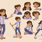 Dreamscape - Character Design. Traditional illustration project by Monica Magana - 05.06.2023