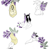 Meu projeto do curso: Desenho de tatuagem autoral com Procreate. Un projet de Illustration traditionnelle, Design graphique, Dessin, Illustration numérique, Conception de tatouage , et Dessin numérique de Laís Vieira - 02.05.2023