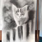 My project for course: Expressive Drawing with Charcoal. Artes plásticas, Desenho, Desenho de retrato e Ilustração naturalista projeto de Sue Sumner - 07.05.2023