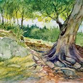 My project for course: Painting Realistic Watercolor Landscapes. Un projet de Beaux Arts, Peinture, Esquisse , Aquarelle et Illustration naturaliste de nikolahristozov - 07.05.2023