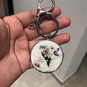 Mi proyecto del curso: Minibordado realista de mascotas Ein Projekt aus dem Bereich Schmuckdesign, Stickerei und Textildesign von Gabriela Merizalde - 08.05.2023