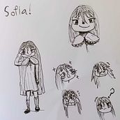 My project for course: Detective-To-Be, Sofia!. Character Design, Pencil Drawing, Drawing, Ink Illustration, and Manga project by cubaocosio - 05.08.2023