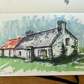 My project for course: Expressive Architectural Sketching with Colored Markers. Een project van  Schetsen,  Tekening,  Architecturale illustratie, Sketchbook y  Illustratie met inkt van pete_204018 - 08.05.2023
