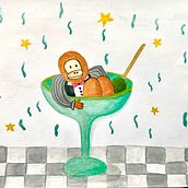 Mi proyecto del curso: Ilustración de personajes imaginarios con acuarela. Character Design, Painting, Drawing, Watercolor Painting, and Children's Illustration project by Yetzi Cortés - 05.08.2023
