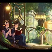 Critical Role - Vax and Vex in Syngorn Ein Projekt aus dem Bereich Traditionelle Illustration, Malerei, Kreativität und Digitale Illustration von megzilla87 - 08.05.2023