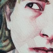 Mi proyecto del curso: Retrato artístico en acuarela. Artes plásticas, Pintura, Pintura em aquarela, e Desenho de retrato projeto de dibujandomeconcentro - 09.05.2023