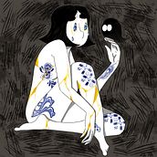 Kintsugi. Un proyecto de Ilustración tradicional e Ilustración digital de Alexandra DELIGNY - 09.05.2023