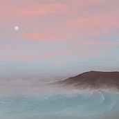 Postcard from Peniche. Traditional illustration, and Digital Illustration project by kingaa_osinskaa - 01.19.2023