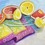My project for course: Gouache Painting: Create Vibrant Works of Art. Un progetto di Belle arti, Pittura, Teoria del colore e Pittura gouache di m_just_tryingsomethingnew - 08.05.2023