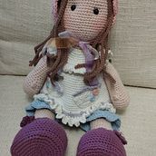 Mi proyecto del curso: Elaboración de muñecas amigurumi románticas. Projekt z dziedziny Craft, Projektowanie zabawek,  Tkactwo, Sz, dełkowanie, Amigurumi, Wzornictwo tekst i liów użytkownika Veronica Venegas - 09.05.2023