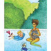 Cami's Family (2022). Traditional illustration, and Watercolor Painting project by Ana Carolina Diniz - 07.15.2022