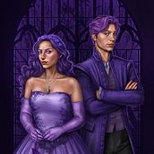 Violet Delights. Ilustração tradicional, e Design projeto de Tegan Smith - 25.01.2023