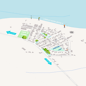 Bairro Vila Nova na cidade de Campo do Meio, Minas Gerais, Brasil. Traditional illustration, Infographics, Drawing, Digital Illustration, and Digital Painting project by Sissy de Andrade Ferreira - 04.13.2023