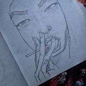 My project for course: Portrait Sketchbooking: Explore the Human Face. Sketching, Drawing, Portrait Drawing, Artistic Drawing, and Sketchbook project by Angélica Alcántara - 05.10.2023