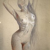 Mi proyecto del curso: Dibujo de la figura humana en movimiento. Fine Arts, Sketching, Pencil Drawing, Drawing, and Realistic Drawing project by Gonzalo Grebe - 05.10.2023